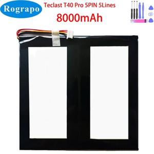 Teclast T40 Pro T40Pro 5 용 태블릿 PC 배터리, 와이어 플러그, 3.7V, 8000mAh,