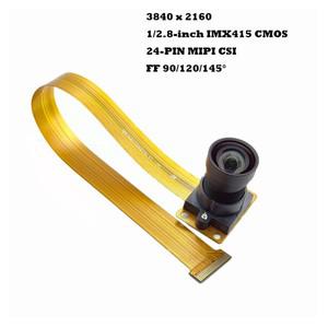 맞춤형 4K 8MP 1/2.8인치 IMX415 카메라 모듈 90/120/145도(고정 초점 포함) 제품 비전용 24PIN CSI