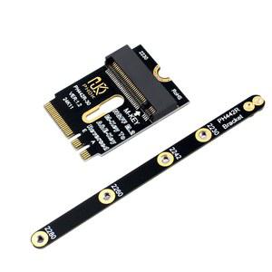 호환 M 키, 어댑터, A/E 2260 브래킷 2230 E A 4 0 PCIE SSD용 SSD 라이저 to M 2 M2 키 와이파이 카드, 2280 인터페이스 2242
