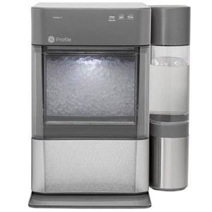 GE 프로필 오팔 2.0 XL(1갤런 탱크 포함) 츄어블 크런치 카운터탑 너겟 제빙기 스쿱 포함 24시간 동안 38파운드 WiFi 및 스마트 커넥티드가 포함된 펠릿 아이스