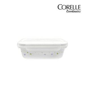 [코렐코디네이츠] 스윗플라워 직사각밀폐 찬통 400ml 2p