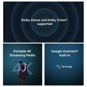 Xiaomi Mi TV 스틱 4K Ultra HD 스트리밍 장치 Android 11 Google Assistant 음성 원격 제어 미디어 플레이