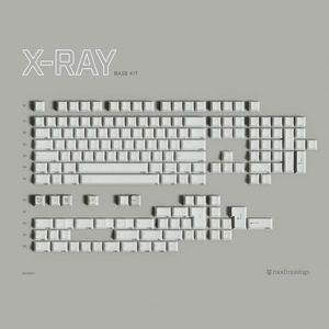 PBTfans 엑스레이 ABS 더블샷 체리 프로파일 MX 키캡 KBDfans 베이스 키트