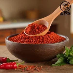 삼촌픽 HACCP 삼대전통 100% 국내산 고춧가루 500g(가는가루/보통맛)