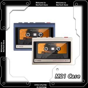 FiiO M21 MP3 플레이어 보호 케이스 레트로 복고풍 엔틱 마그네틱 테이프 휴대용 음악 Payer 워크맨 액세서