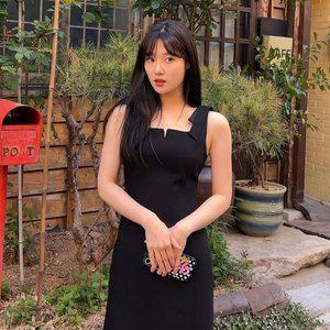 [온앤온](센텀시티점)[정채연 착용] 어깨 리본 탈부착 원피스 NEW4XOC10