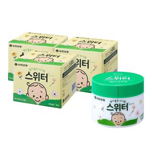유한양행 스위터 향기좋은 아기분 신생아 땀띠 베이비 파우더 100g 3개