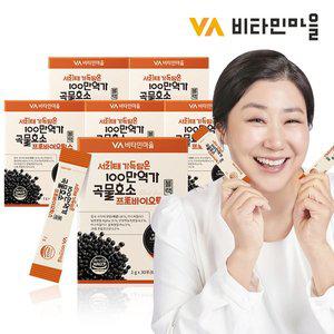 [비타민마을] 서리태 가득담은 100만 역가 곡물효소 프로바이오틱스 블랙 30포 x 6박스 6개월분