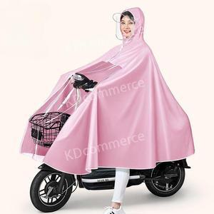 전기 자전거 우비 폭풍우 판초 장마철 남성 여성 전신 레인코트
