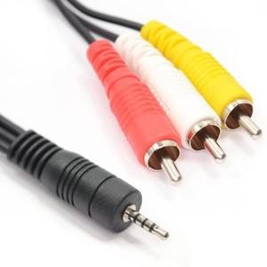 NUOLIANXIN 2.5mm 잭-3 RCA Phonos 4 극 AV 출력/TV 케이블/리드 1.5m (5 피트)