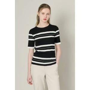 [BCBG](대구신세계)올앤선드리 A 스트라이프 니트 BL(A4F7G471)