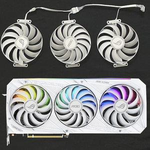 ASUS ROG Strix RTX 3070 RTX 3080 3090 화이트 OC 버전 게임용 GPU 팬 RTX3090 3080 3070 CF1010U12S 7 핀