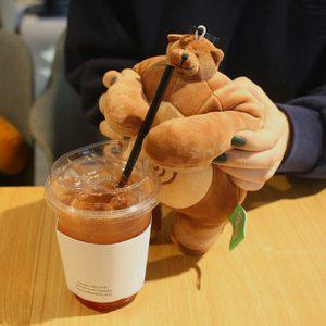 어깨깡패 머리작은 소두 곰인형 22cm