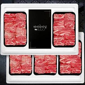 [마이다이닝][9월/22일(월요일)순차출고] [냉동] 횡성 한우 1등급 한우 찜갈비 선물세트 3.5kg (찜갈비 ...