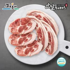 [삼달파머스]제주 흑돼지 냉장 세트 3호오겹살300g x3팩+목살300g x3팩 스킨포장