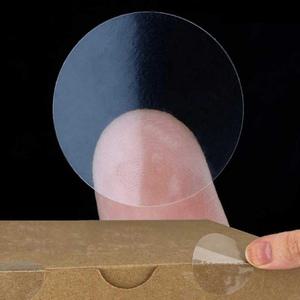 원형 투명 씰링 대용량 포장 마감 스티커 30mm 500P 동그란 개봉 무지 테이프