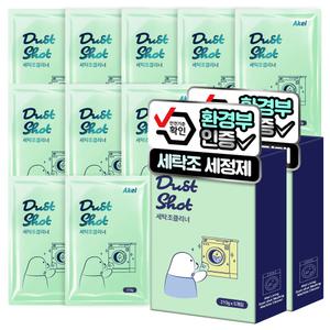 아케이 리빙 더스트샷 통돌이 드럼 세탁조클리너, 210g, 10개입