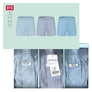 BYC모시메리 남성 트렁크 박서 팬티 3매 세트 ECF0014