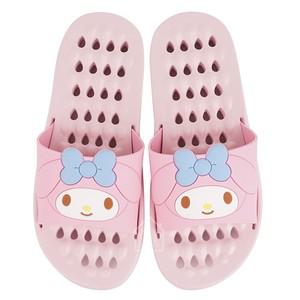산리오욕실화 물빠짐이 좋은 아쿠아 소프트 마이멜로디 성인욕실화 260mm 210mm