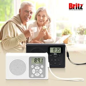 브리츠 BZ-R120 휴대용 소형 미니 어르신 FM 건전지 라디오