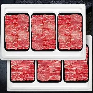 [마이다이닝][9월/22일(월요일)순차출고] [냉동] 횡성 한우 1등급 한우 찜갈비 선물세트 4.2kg (찜갈비 ...