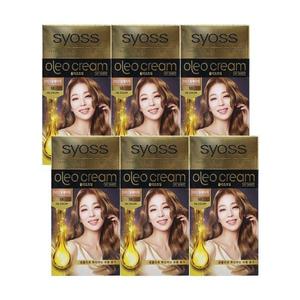 사이오스 올레오 골드라벨 새치커버 염색약 100g (크리스탈베이지1-B) 본품 6개 SF