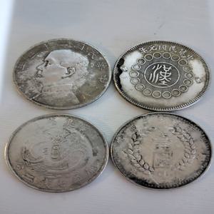 골동 은화 주화 랜덤4p 지름4cm 총무게104g 단초마을 골동품/수집품/도자기