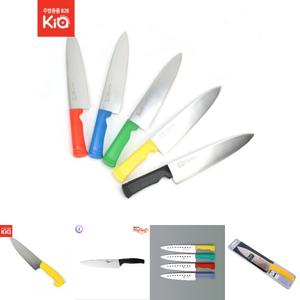 (노랑색/ 타공X) 일제 니켄 칼라식도 (5종 택1) 오색칼 단체급식/칼라식도/재료별/용도별식도/급식용칼/니