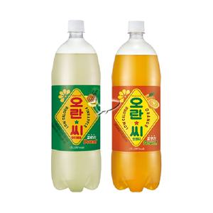 오란씨 1.5L 파인 3개+오렌지 3개 총6개