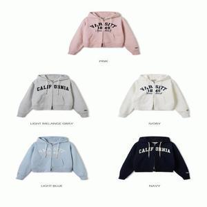 [후아유] 여성 시그니처 패치 집업 / Patch Crop Hood Zip-up_A WHMZF1111F