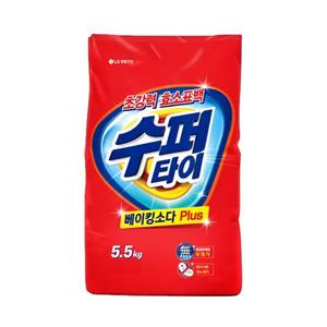 수퍼타이 세탁세제 가루세제 슈퍼타이 리필 5.5kg 2개