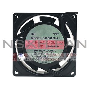 8025 볼 베어링 시스템 인클로저 냉각 FAN SJ80025HA2 HA1 110V-120V 0.14A