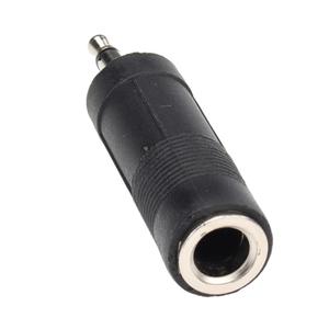 오디오 케이블 어댑터 헤드폰 스테레오 Aux 컨버터 변환기 커넥터 블랙 3.5mm 암6.5mm 200 개