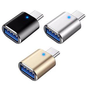 USB 3.0-Type-C OTG 어댑터 C 남성-마이크로 암 변환기 호환 맥북 삼성 S20 커넥터