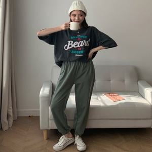 여자 데일리룩 정석 조거팬츠 트레이닝바지 루즈핏