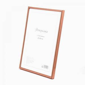아크릴 (A4 로즈골드) 포토 모던 상장 심플 액자