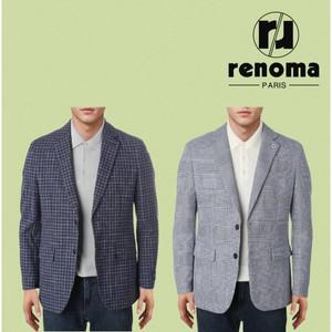 [롯데백화점]레노마 SS 레노마 봄여름 2종택일 체크가 멋스러운 스트레치 자켓 ROJMBJ00ADG
