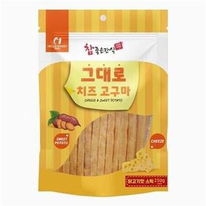 강아지 고구마치즈 치킨봉 스틱 100g 1P 영양 져키 반려견치즈치킨봉