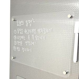 아크릴 투명 메모 보드판 자석 소형 (WFH9A9B)
