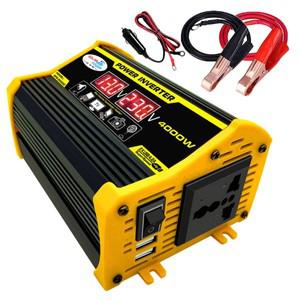 LED 디스플레이 듀얼 USB 충전기 컨버터 휴대용 자동차 4000W 전력 경량 액세서리