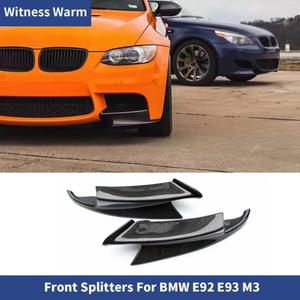 카본 앞 범퍼 스플리터 립 에이프런 컵윙 윙렛 Bmw 3 시리즈 E90 E92 E93 M3