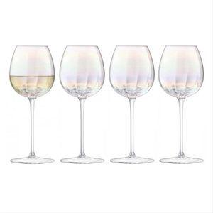 LSA 펄 진주 화이트 와인잔 4P세트 325ml WE1631E