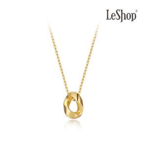 [르샵주얼리] 24K 헬릭스 목걸이(GoldPlated)_LJ5128BRN