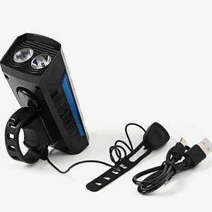 [MENPHOHY_53D1]자전거 라이트 안전등 충전 블루 4000mAh