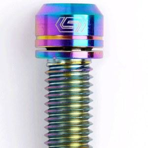 1 PC 다양한 색상 M6 x10 12 14 17 19 25 30 35 40 55mm GR5 티타늄 합금 T30 Torx 캡 자전거 용 와셔 볼트 나사 포함 DIY
