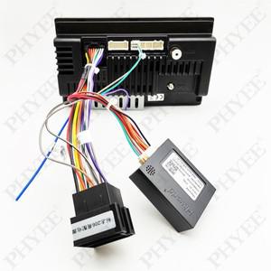 라디오 배선 하네스 CAN 버스 디코더 16Pin 플러그-ISO 커넥터 자동차 안드로이드 케이블 어댑터 푸조 206