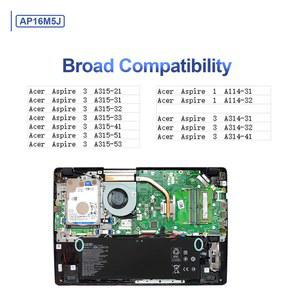 호환 A315-31 아스파이어 노트북 A114-31 AP16M5J, A315-21G A314-41 A315-22 A314-31 배터리, 1 A114-32 A315-21 A314-32 3 A315-32 에이서