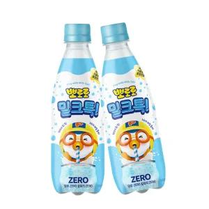 팔도 뽀로로 밀크톡 제로 355ml x 24개 키즈 어린이 탄산 음료 뽀로로톡