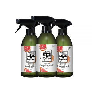 스프레이 피죤 섬유탈취제 항균 보타닉 490ml X 3개 자몽프레시