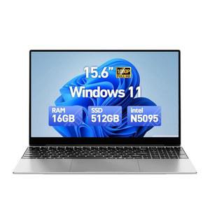 최신 15.6인치 Windows 11 노트북 컴퓨터 16GB RAM 512GB SSD 인텔 쿼드코어 프로세서(최대 2.9GHz) 1080p IPS FHD 디스플레이 백라이트 키보드 웹캠 미니 HDMI